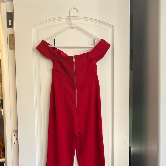 L’Academie Leah Jumpsuit in Red - Picture 5 of 11
